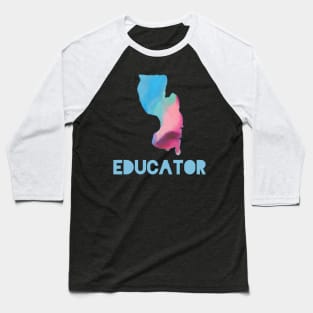 New Jersey Educator Baseball T-Shirt